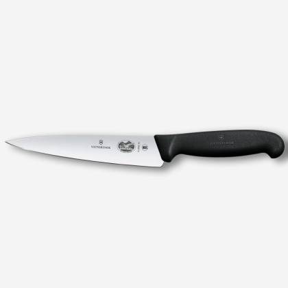 Кухонный нож Victorinox Fibrox Pro Straight Black 5.2003.15