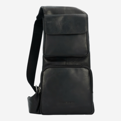 Geantă peste umăr Greenburry Pure Black 1105-20