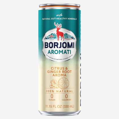 Минеральная газ. вода Borjomi Aromati Citrus & Ginger 0,33л