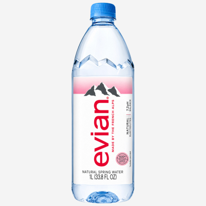 Apă minerală plată Evian 1l