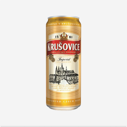 Bere Krusovice Imperial in can 0.5 l