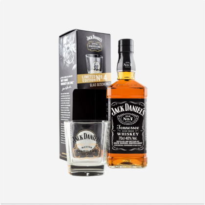 Виски Jack Daniel’s Tennessee 0.7л + Glass