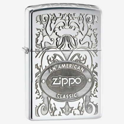 Зажигалка 24751 24750 Zippo American Classic Crown Stamp
