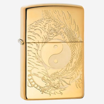 Brichetă 49024 254B Zippo Tiger and Dragon Design
