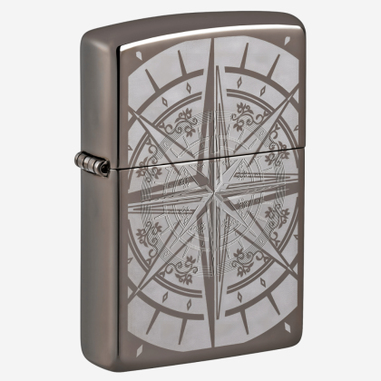 Brichetă 29232 150 Zippo Black Ice Compass