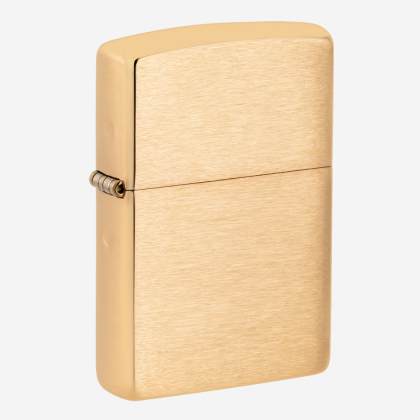 Зажигалка 168 Zippo Armor Brushed Brass
