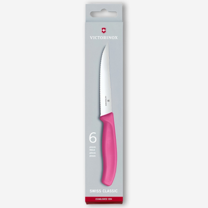 Set din 6 cuțite de bucătărie Victorinox Swiss Classic Steak & Pizza 6.7936.12L5