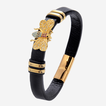 Кожаный браслет Butterfly XQNI BR50