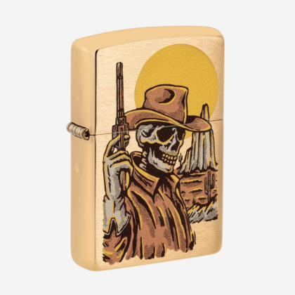 Зажигалка 48519 204B Zippo Wild West Skeleton Design