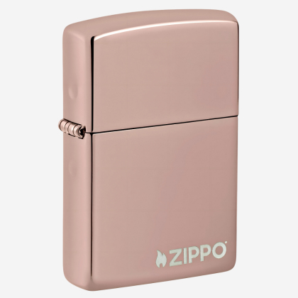 Brichetă 49190ZL Classic High Polish Rose Gold Zippo Logo