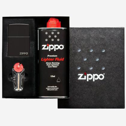 Set cadou Black Ice Zippo Logo