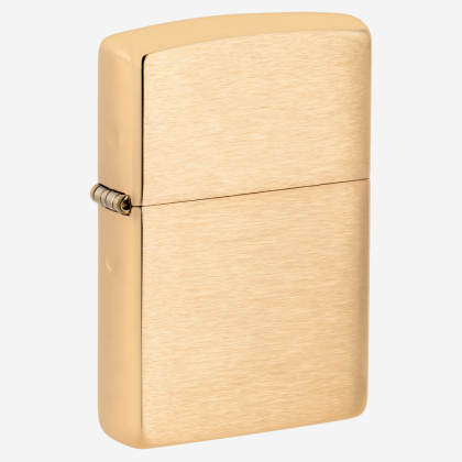 Brichetă 204B Zippo Brushed Fin Brass