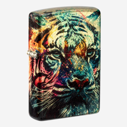 Brichetă 46145 48458 Zippo Painted Tiger Design