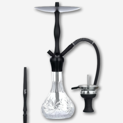 Narghilea Aladin Alux Admiral — Black 50cm