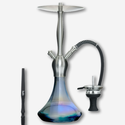 Narghilea Aladin Alux Captain Shiny Blue 50cm