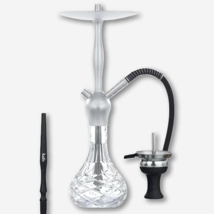 Narghilea Aladin Alux Admiral – Silver 50cm