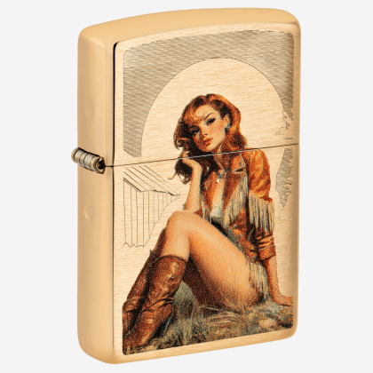 Зажигалка 46962 204B Zippo Western Pinup Design