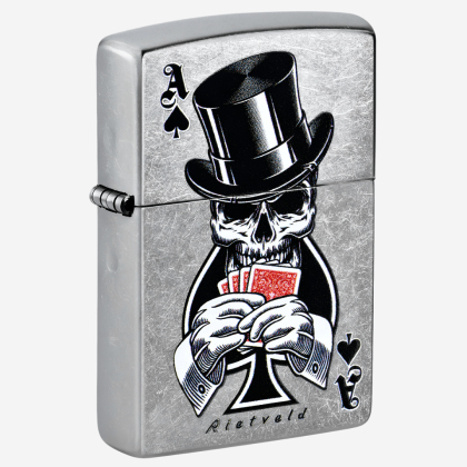 Зажигалка 47112 207 Zippo Rietveld Ace of Spades Design