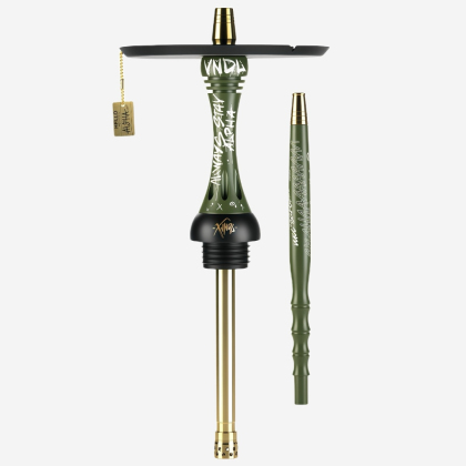 Narghilea Alpha Hookah Model X VNDL Olive (fără vas)