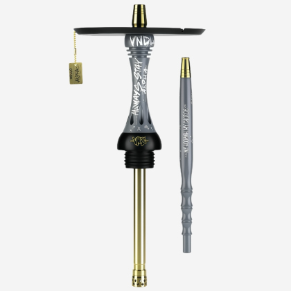 Narghilea Alpha Hookah Model X VNDL Nardo Grey (fără vas)
