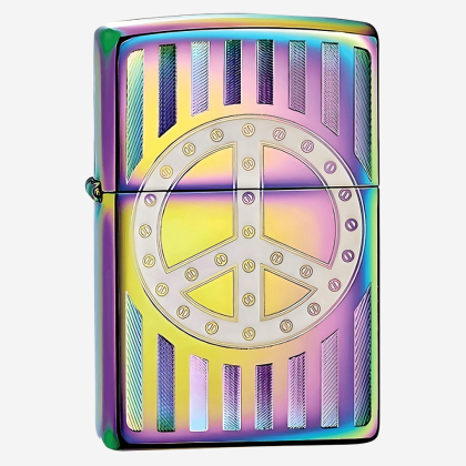Brichetă 29435 151 Zippo Rivet Peace Sign Spectrum