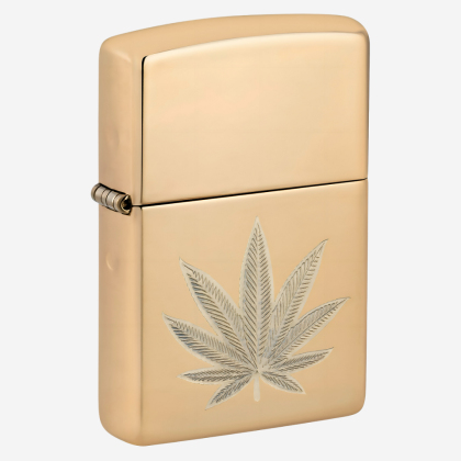Brichetă 46560 254B Zippo Cannabis Leaf Design