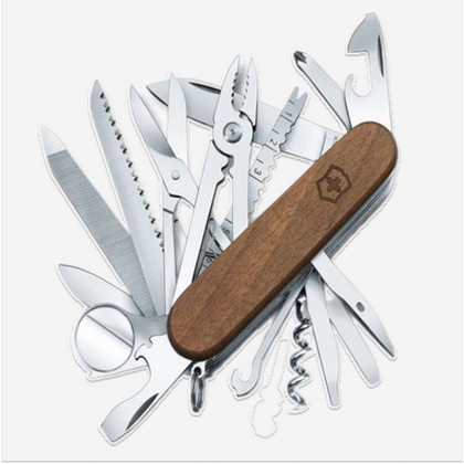 Нож складной Victorinox Swiss Champ Wood 1.6791.63