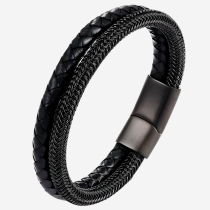 Кожаный браслет TYO BR86 (21 см)