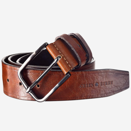 Curea din piele Greenburry Buff Cognac (115 cm) 1M-24-115