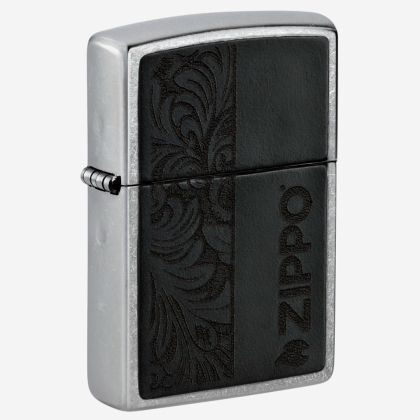 Зажигалка 46919 207 Black Leather Emblem - Zippo Design