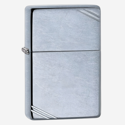 Brichetă 267 Zippo Street Chrome Vintage with Slashes