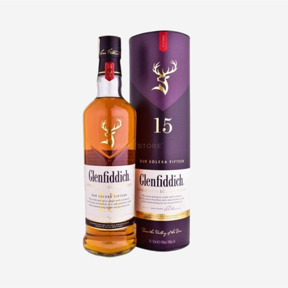 Glenfiddich 15 Years Old, in tube, 0.7 л