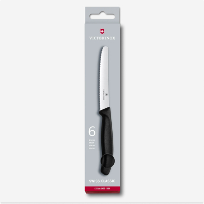 Set din 6 cuțite de bucătărie Victorinox Swiss Classic Tomato and Table 6.7833.6