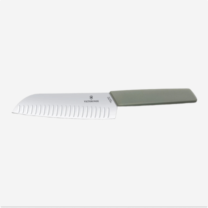 Нож кухонный Victorinox Swiss Modern Santoku 6.9056.17K6B